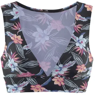 KangaROOS Bustier-Bikini-Top »Agave« mit V-Ausschnitt, schwarz