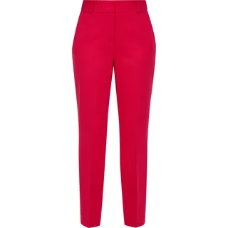 s.Oliver Business Hose hoher Bund 7/8 Länge schmal zulaufendes Bein Hakenverschluss - Rosa