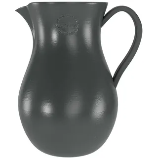 Artevasi Harmonia, Schlichter und klassischer Vase, Handmande Keramikkrug, Heimdekoration, Dekorative Blumenvase, Anthrazit, 30cm hoch