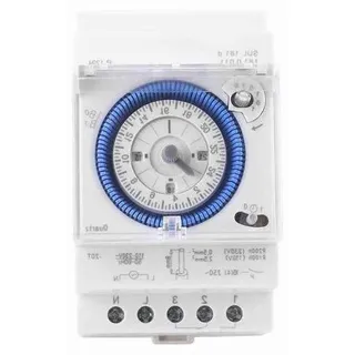 Mechanischer Timer 15 Min Intervall, Stark, Elektrisch - Weiß