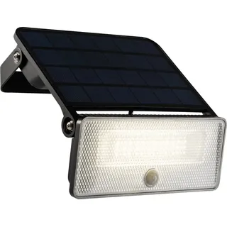 LED's Work Solar-Außenleuchte mit Sensor 12 W 1.600 lm 4.000 K IP54 Schwarz