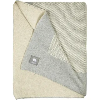 Musterring Knit Plaid 130 x 170 cm Grau/Beige