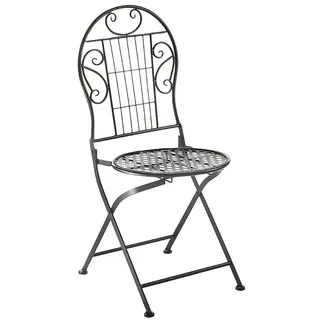 Kobolo Gartenstuhl 41 x 50 x 94 cm schwarz klappbar