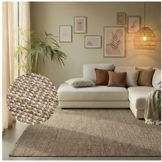 HANSE HOME Jaipur Juteteppich 160 x 230 cm Grau/Bronze