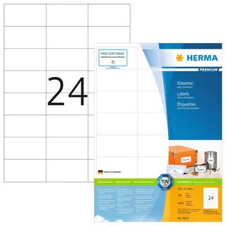 Herma Etiketten Premium Etiketten Universal