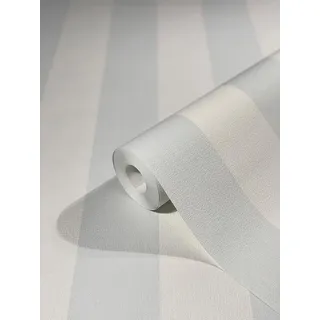 WALLCOVER Streifentapete Vliestapete 10,05 x 0,53 m 10 m Blau/Weiß 34193