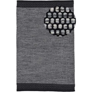 carpetfine Kelim Mia, grau, 200x250 cm | Moderner Teppich für Wohn- und Schlafzimmer