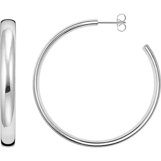 Thomas Sabo Creolen Chunky groß Silber 50 mm
