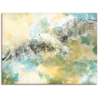 Artland Wandbild »Verschwindende Möwe« Vögel 1 Stk. tlg. als Alubild, Outdoorbild, Leinwandbild in verschied. Größen, grün