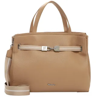 Shopper TAMARIS "Shopper TAS Kirima", Damen, Gr. B/H/T: 34cm x 27cm x 15cm 0, beige (sand 420), Polyurethan, Taschen Shopper