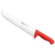 Arcos 291922 Serie 2900 - Metzgermesser Steakmesser - Klinge Nitrum Edelstahl 300 mm - HandGriff Polypropylen Farbe Rot