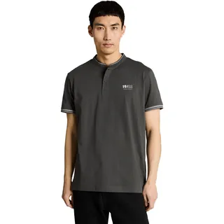TOM TAILOR Herren Poloshirt mit Stehkragen