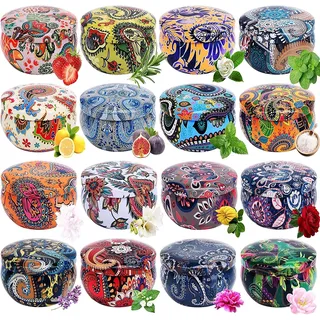 Duftkerzen, Geschenk-Set, Sojawachs, Reisedose, Kerzen für Zuhause, 70,9 g, Aromatherapie-Kerzen, Geschenk für Mutter, zu Weihnachten, Geburtstag, Erntedankfest, Muttertag