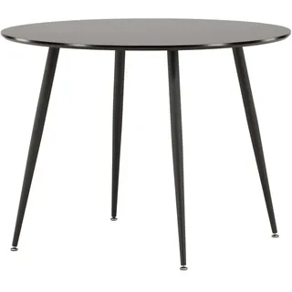 venture home Esszimmertisch 100 x 75 cm schwarz