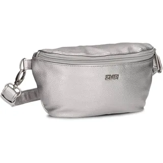 Zwei Mademoiselle.M MH4 Bauchtasche 25 cm Silber