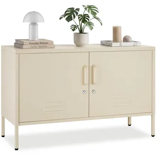 tectake® Sideboard Baker Kippschutz, höhenverstellbare Füße
