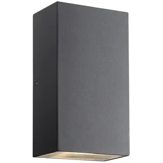 Nordlux Außenwandleuchte Metall 5,6x16,0x9,0 cm 10 W schwarz