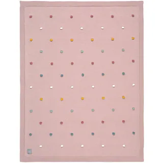 Lässig Babydecke Dots 80x110 cm pink