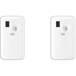 Tork 562000 Spender für Lufterfrischer Sprays A1 - für eine duftende Atmosphäre/Leicht programmierbar/Einfaches Nachfüllen/Lange Batterielaufzeit/Mit Füllstandsanzeige / 9.7x17.4x6cm (BxHxT)