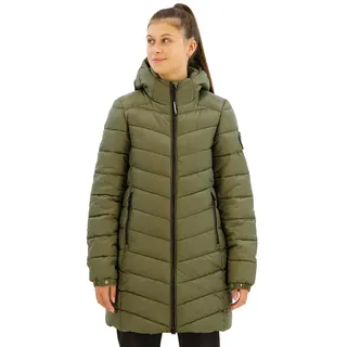 Superdry Fuji Mid Padded Jacke - Dusty Olive Green - S