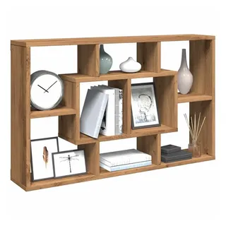vidaXL Wandregal Artisan-Eiche 85 x 16 x 52,5 cm Braun