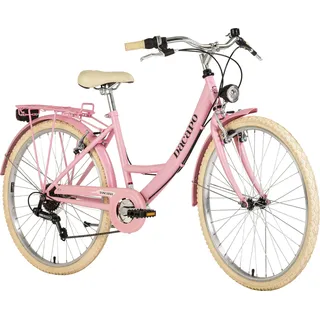 DaCapo Damenfahrrad 26'' Toscana Damen Bike Vintage Rosa 6 Gänge RH 41 cm DaCapo 403C - Rosa