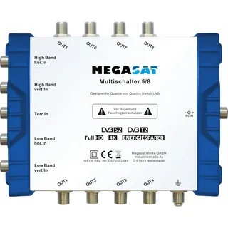 Megasat Multischalter 5/8, 0600150