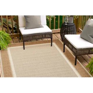 Andiamo Arizona Outdoor-Teppich 133 x 190 cm Beige