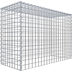 Bild Gabione, silbergrau, Maschenweite 5 cm x 5 cm