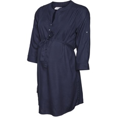 MAMALICIOUS Damen Mlmercy 3/4 Woven Tunic Noos Eco A. Tunika Shirt, Navy Blazer, XS EU