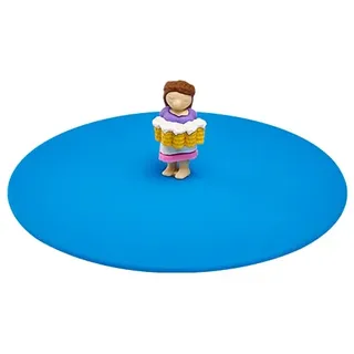 LURCH 210881 Mein Deckel Biergarten Marie Maß, Glasabdeckung aus 100% BPA-freiem Premium-Platin-Silikon, Ø10,5cm