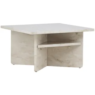 venture home Couchtisch Ålesund Beige Holzwerkstoff 75 x 42 x 75 cm