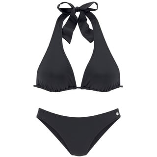 LASCANA Triangel-Bikini Damen schwarz Gr.34 Cup C/D