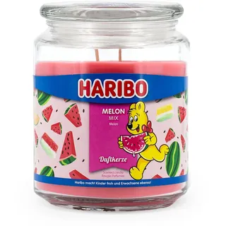 HARIBO Melon Mix Duftkerze 510 g rosa