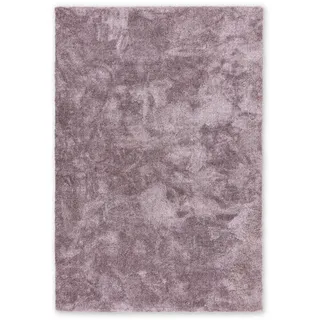 Astra Hochflorteppich , Lila , Textil , Uni , rechteckig , 200x290 cm , für Fußbodenheizung geeignet, antistatisch, pflegeleicht , Teppiche und Böden, Teppiche, Hochflorteppiche & Shaggys