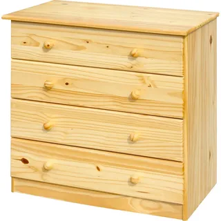 Möbilia Schubladenkommode 79 x 75 x 40 cm beige