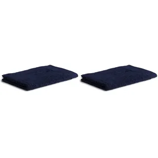 Möve Superwuschel Gästetuch, 100% Baumwolle, deep sea, 30 x 50 cm (Packung mit 2)