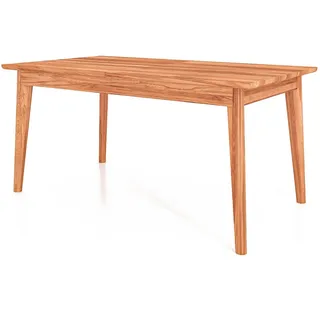 byoak Tisch MIT Schiebeplatte Greg Kernbuche , Holz , Echtholz,Kernbuche , 90x77x165 cm , Esszimmer, Esstische