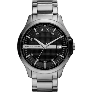 ARMANI EXCHANGE Herrenuhr AX2103 HAMPTON + Box - Schwarz, Silber