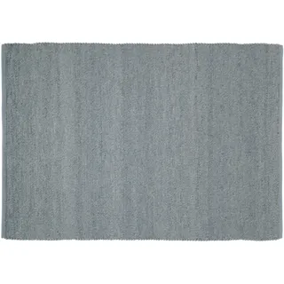 OCI DIE TEPPICHMARKE Teppich »FAVORIT« rund 12 mm Höhe Handweb-Teppich aus Indien, handgewebt, hochwertig verarbeitet, grau