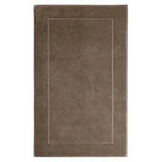 Aquanova Badteppich , Braun , Textil , Uni , rechteckig , 60x100 cm , Oeko-Tex® Standard 100 , für Fußbodenheizung geeignet, rutschhemmend , Heimtextilien, Badtextilien, Badematten