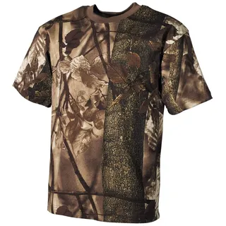 MFH US T-Shirt, Hunter-Braun, 4XL