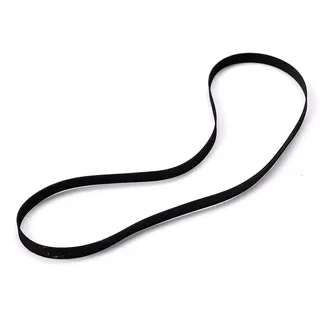 Alnicov Schallplattengürtel aus Gummi, kompatibel mit Plattenspielern, Ersatzriemen für Phonographen, 49 cm, Schwarz