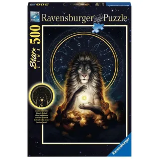Ravensburger 16992 Leuchtender Löwe 500 Teile Puzzle