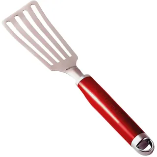 KitchenAid flexibler Pfannenwender geschlitzter Edelstahl rot