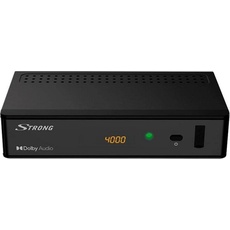 Strong DVB-T/T2 set-top-box SRT 8215/ s displejem/ Full HD/ H.265/HEVC/ PVR/ EPG/ USB/ HDMI/ LAN/ S (DVB-T2), TV Receiver, Schwarz