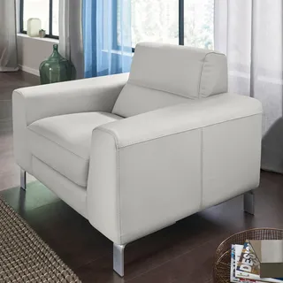 Calia Italia Sessel Simon Leder 112 x 81 x 94 cm Braun