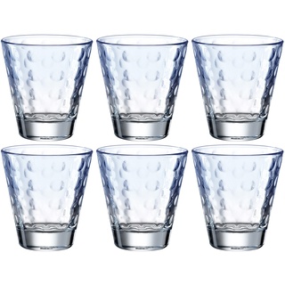 LEONARDO HOME 025894 Trinkglas OPTIC 215 ml hellblau, Glas