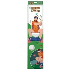 Golf-Toiletten-Set | Komplettpaket | Toiletten/WC Spiel | Premium Qualität | Golf-Set | 1 Green | 1 Putter | 1 Fahne und 1 Cup | 2 Golfbälle | OriginalCup®
