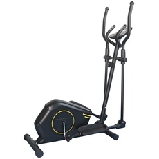 Techfit E410 Cross Trainer, Ellipsentrainer für zu Hause, Gewichtsverlust Maschine für Cardio- und Fitnessübungen, Magnetische Widerstandsvorrichtung geeignet für Innenräume 130 x 59 x 159 cm